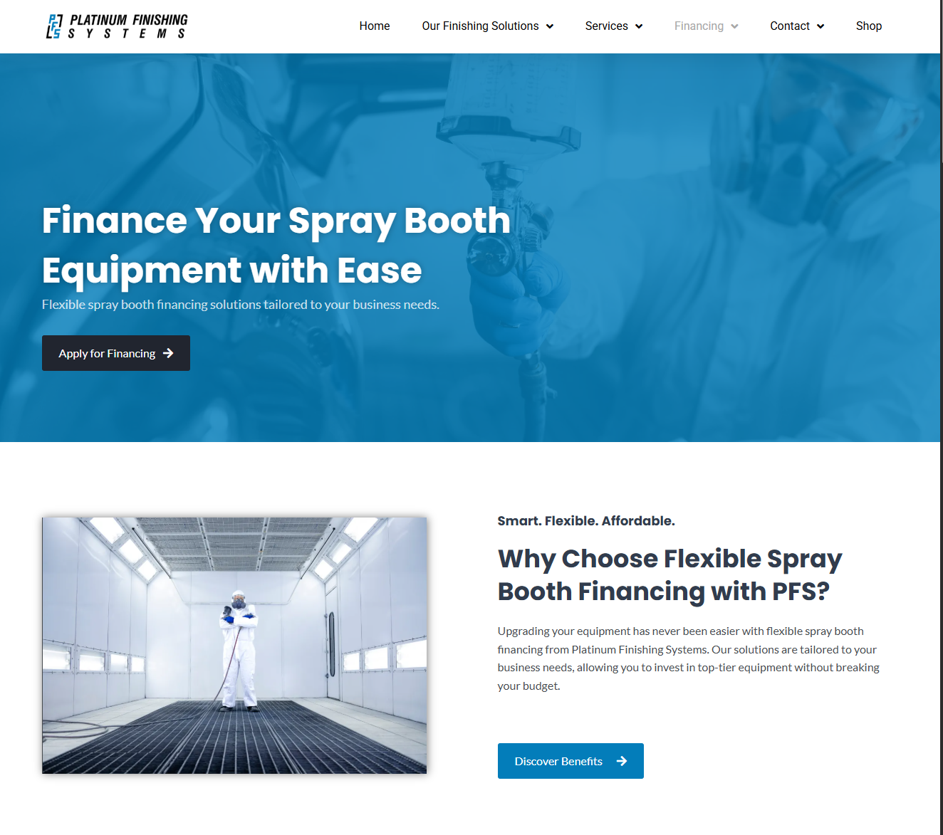 PFS Financing Page