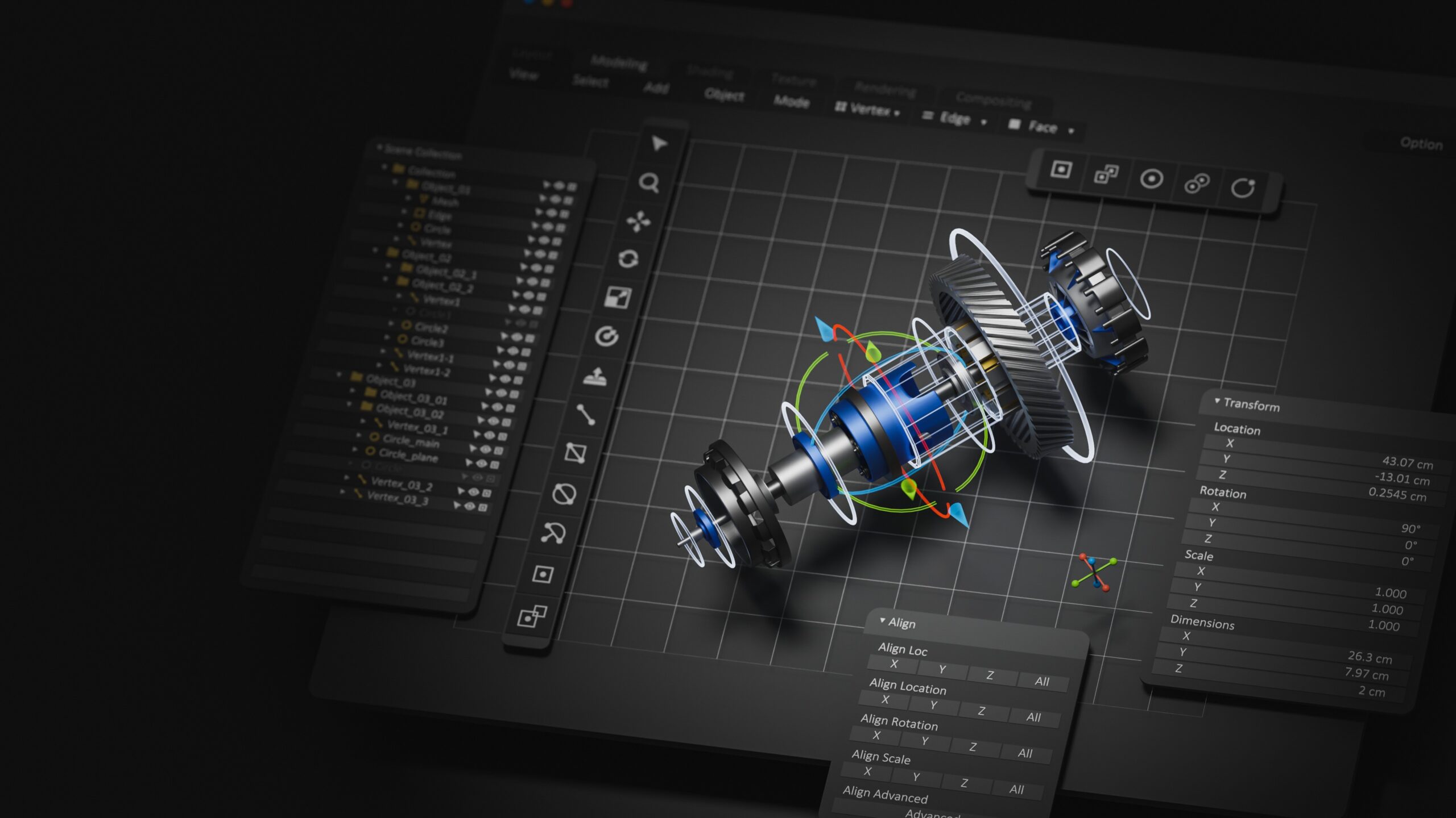Grasp Visual 3D CAD Rendering