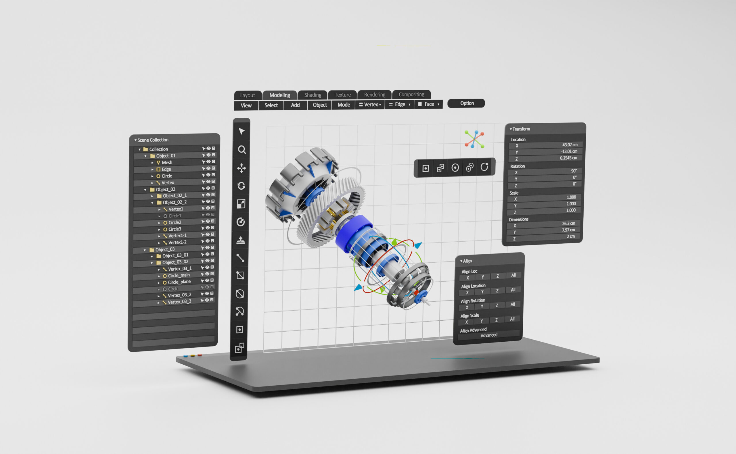 Grasp Visual 3D Product Rendering